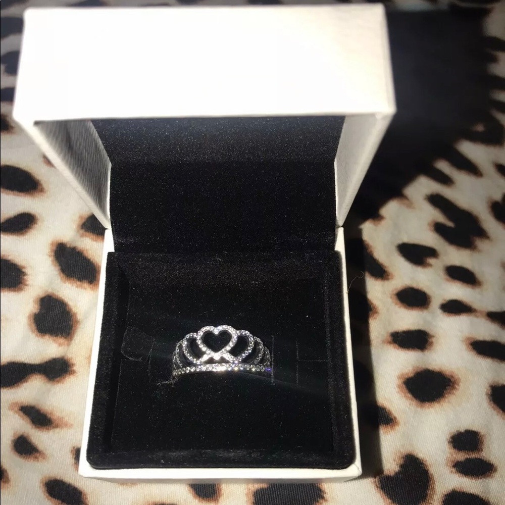 Pandora Heart Crown Ring